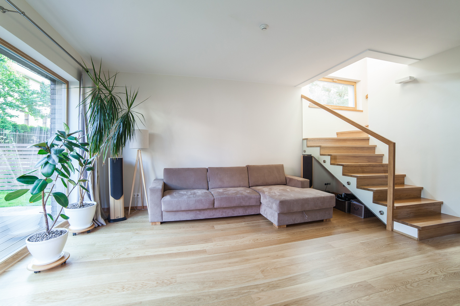 Inside modern house
